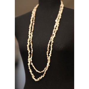 1980s Vintage Pair of Shell Necklaces